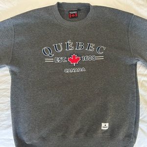 Cute Grey Vintage-Style Crewneck